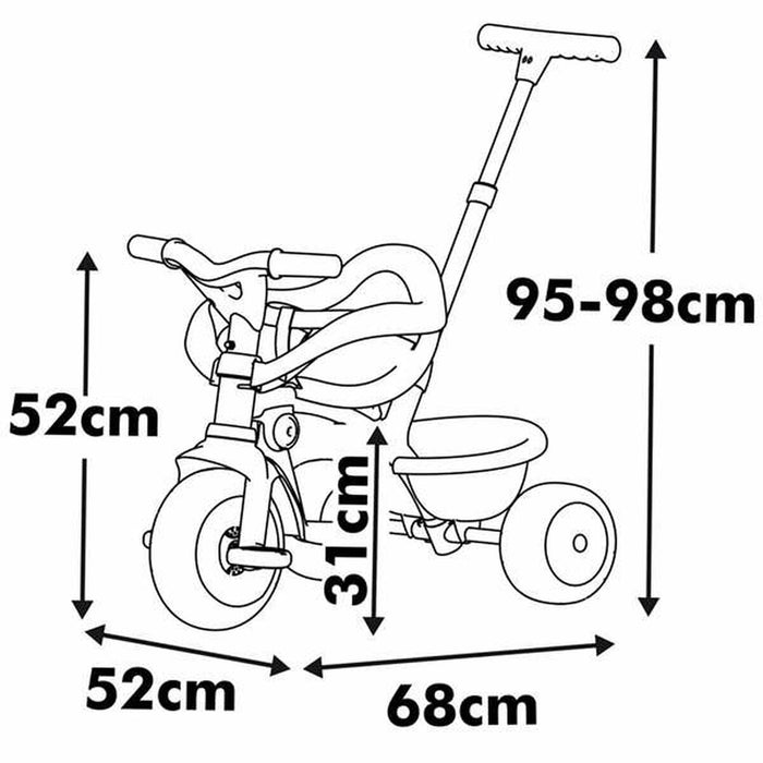 Tricycle Smoby Be Move Confort Beige