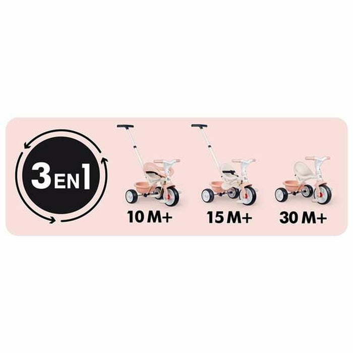 Tricycle Smoby Be Move Confort Pink
