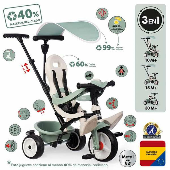 Tricycle Smoby S.Life Balade Multicolour