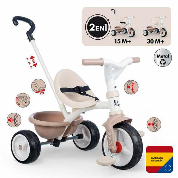 Tricycle Smoby Be move Beige