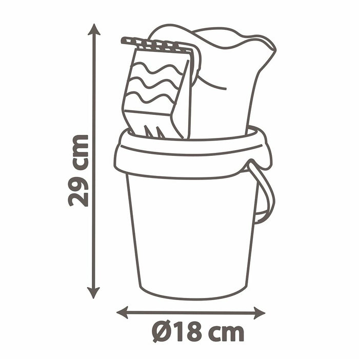 Watering Can Smoby Spidey Bucket MM Garni Plastic