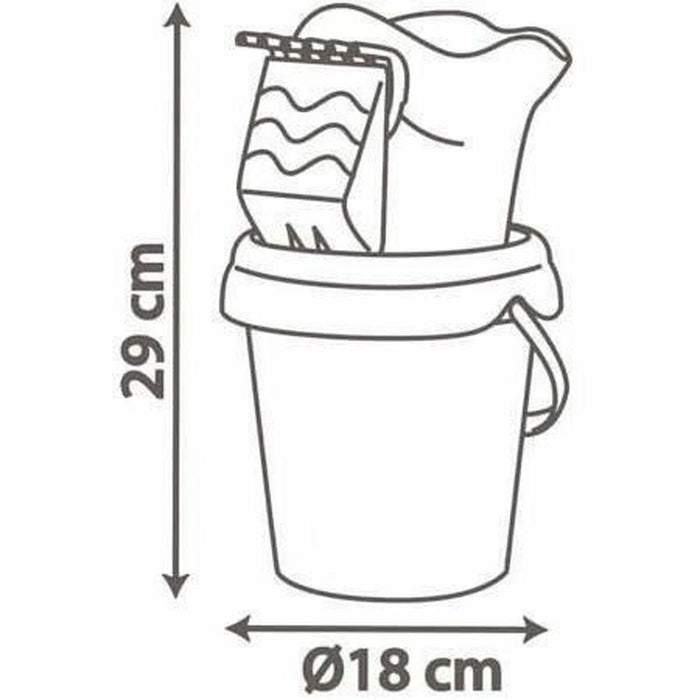 Watering Can Smoby Spidey Bucket MM Garni Plastic