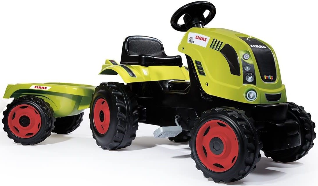 Pedal Tractor Smoby Claas Pedal Ride on Tractor Yellow