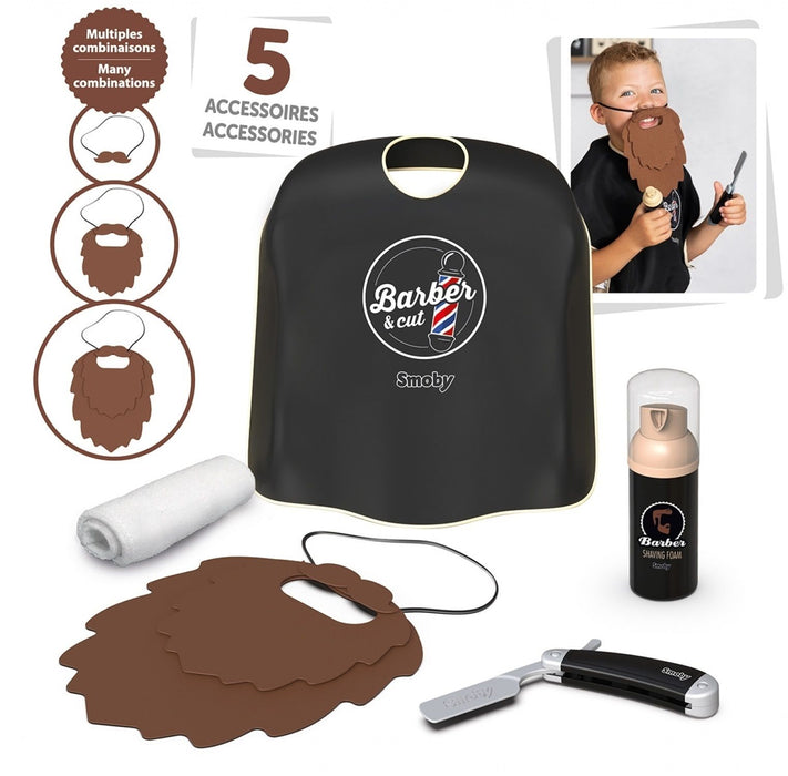 Costune accessorie Smoby barber and cut Black 18 X 5 X 23 CM