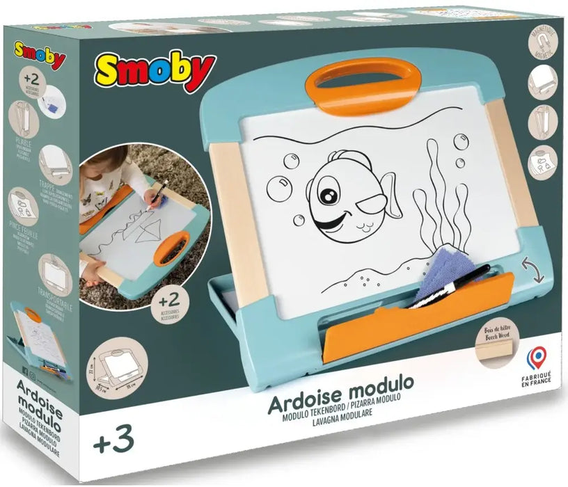 Magic Blackboard Smoby Magnetic modulo slate White Wood