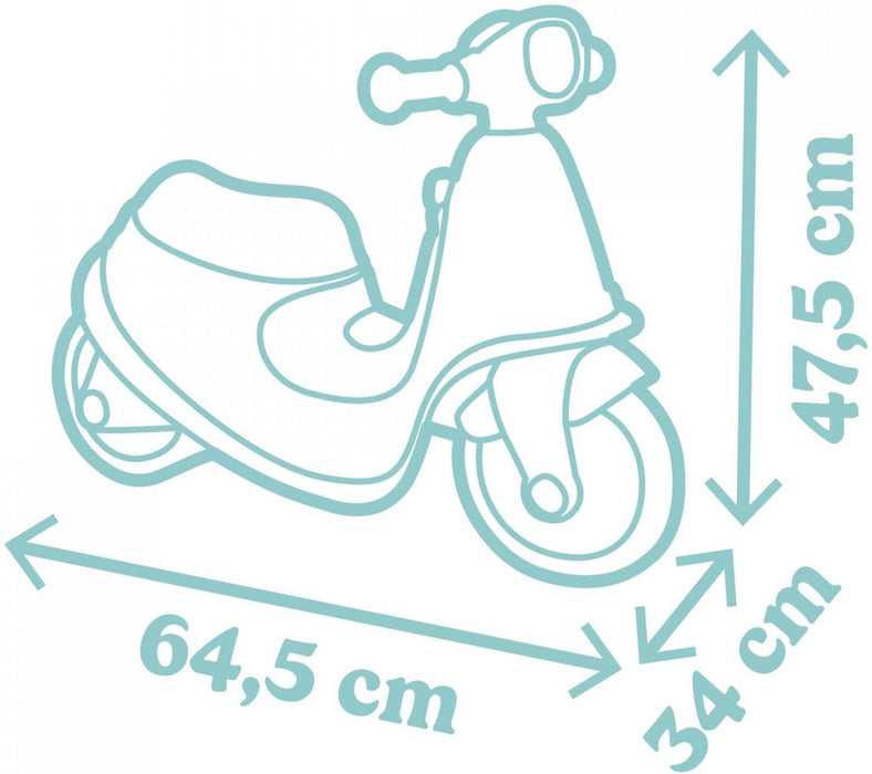 Tricycle Smoby Scooter Blue Motorbike