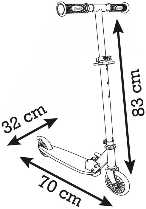 Scooter Smoby Stitch 2R Blue Metal Plastic