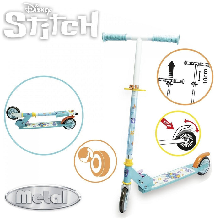Scooter Smoby Stitch 2R Blue Metal Plastic
