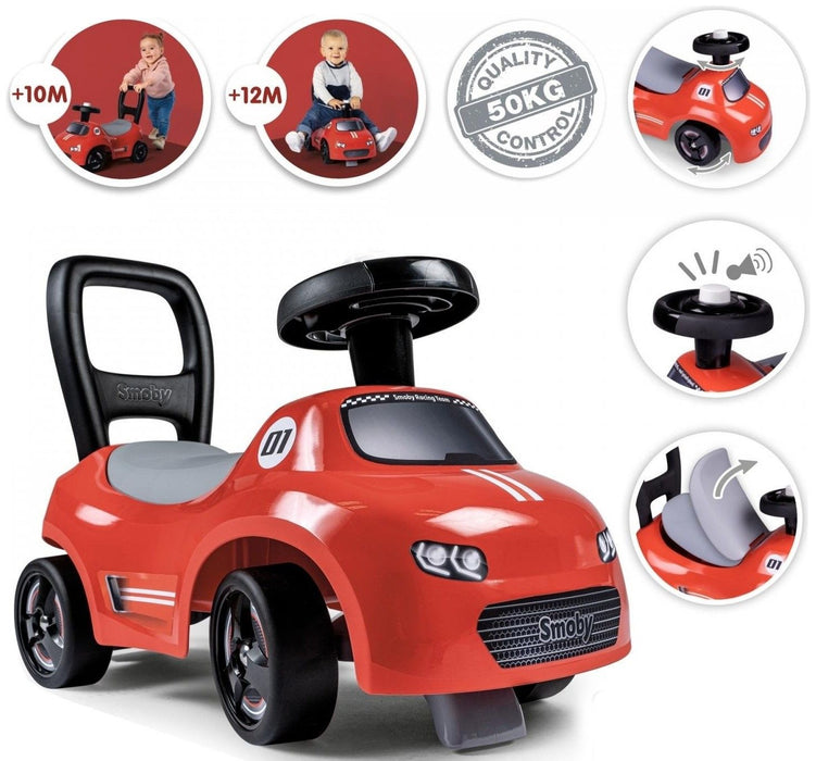 Tricycle Smoby Black Red 2-in-1