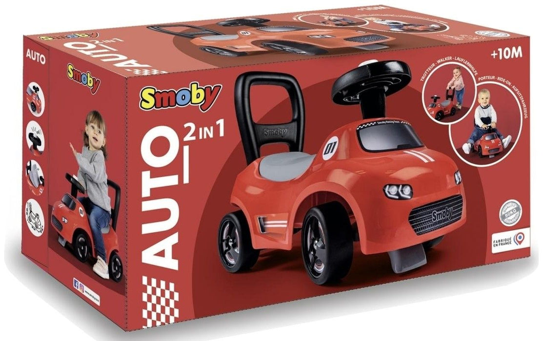 Tricycle Smoby Black Red 2-in-1