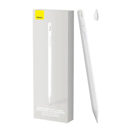 Smooth Writing Stylus with LED Indicators (Active) White - Tablet styluses<<<GSM Accessories<<<InnproXML&&&Cell phone