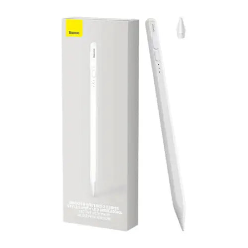 Smooth Writing Stylus with LED Indicators (Active) White - Tablet styluses<<<GSM Accessories<<<InnproXML&&&Cell phone