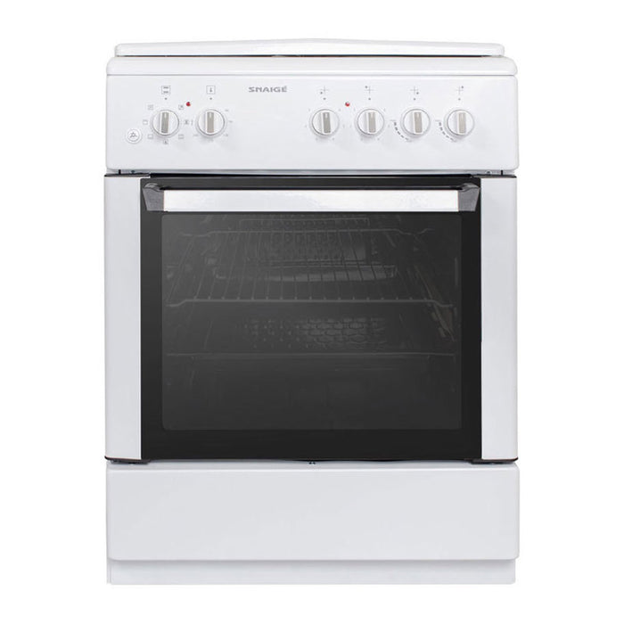 Combined stove SNAIGE FF 6223MBZW A, 2 GAS AND 2 ELECTRIC
