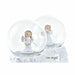 Snowball DKD Home Decor White 6,5 x 6,5 x 8,5 cm (2 Units) - Декорация и Осветление<<<Дом Градина<<<BigBuy&&&Коледни