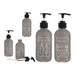 Soap Dispenser Berilo Black Grey Glass polypropylene 250 ml - Баня<<<Дом Градина<<<BigBuy&&&Аксесоари и