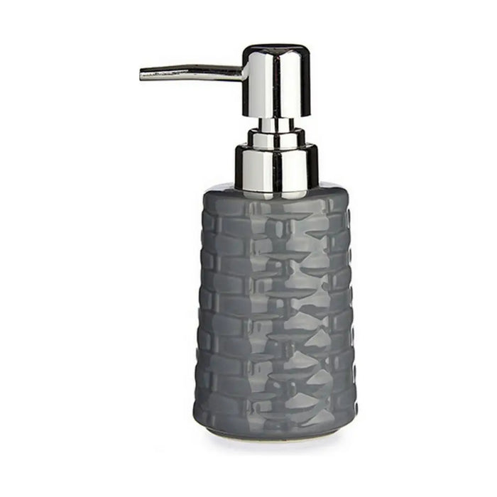 Soap Dispenser Berilo Grey Silver Ceramic 350 ml (6 Units) - Баня<<<Дом Градина<<<BigBuy&&&Аксесоари и