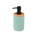 Soap Dispenser Berilo Mint Wood Resin Plastic 9,5 x 18,5 x 7,8 cm (6 Units) - Баня<<<Дом Градина<<<BigBuy&&&Аксесоари и