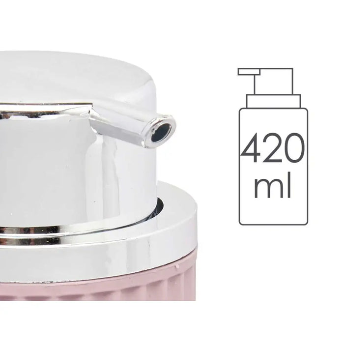Soap Dispenser Berilo Pink Plastic 420 ml 7 x 14,5 x 8,5 cm (16 Units) - Баня<<<Дом Градина<<<BigBuy&&&Аксесоари и