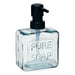 Soap Dispenser Berilo Pure Soap Black Crystal Plastic 250 ml 9 x 15 x 5 cm (12 Units) - Баня<<<Дом