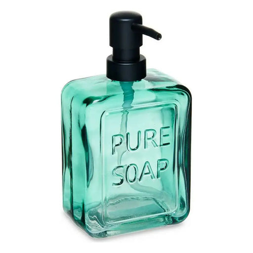 Soap Dispenser Berilo Pure Soap Green Crystal 570 ml 10 x 18 x 6 cm (6 Units) - Баня<<<Дом Градина<<<BigBuy&&&Аксесоари