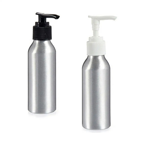 Soap Dispenser Berilo Silver Aluminium polypropylene 100 ml 4 x 13 x 5 cm 5 x 13 x 4 cm (24 Units) - Баня<<<Дом