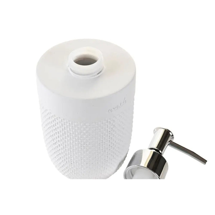 Soap Dispenser DKD Home Decor Cement White polypropylene - Баня<<<Дом Градина<<<BigBuy&&&Аксесоари и