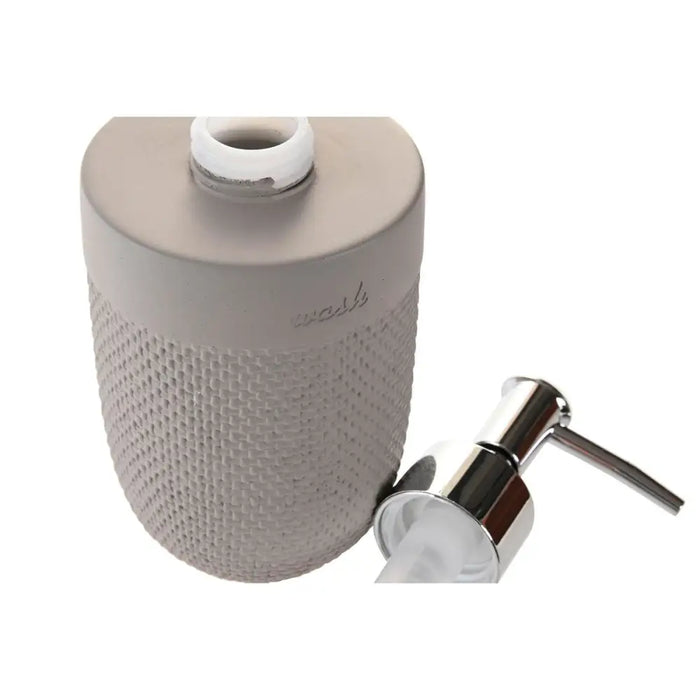 Soap Dispenser DKD Home Decor Grey Cement polypropylene - Баня<<<Дом Градина<<<BigBuy&&&Аксесоари и
