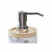Soap Dispenser DKD Home Decor Marble White Natural Resin Natural rubber Plastic - Баня<<<Дом