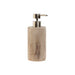 Soap Dispenser Home ESPRIT Cream Silver Resin Polyethylene Marble 7 x 7 x 17,5 cm - Баня<<<Дом