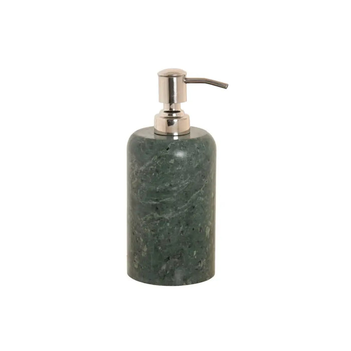 Soap Dispenser Home ESPRIT Green Silver Stainless steel Marble Modern 7,5 x 7,5 x 18 cm - Баня<<<Дом