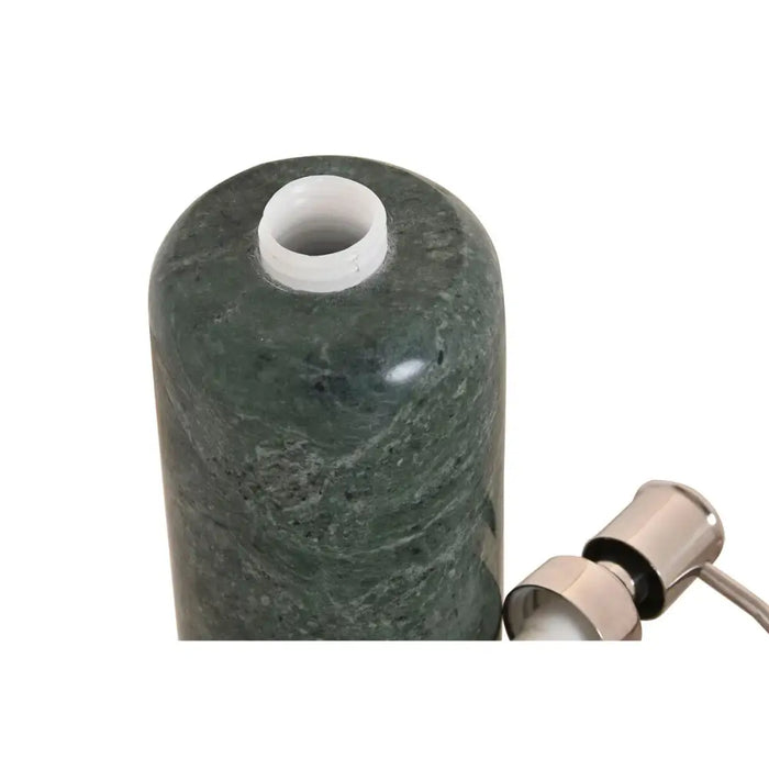 Soap Dispenser Home ESPRIT Green Silver Stainless steel Marble Modern 7,5 x 7,5 x 18 cm - Баня<<<Дом