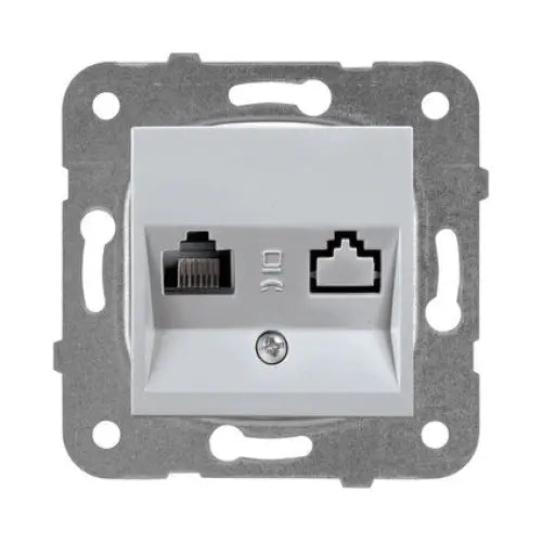 SOCKET COMPUTER RJ45 CAT 5E MECHANISM WITH COVER PANASONIC KARRE PLUS - Ключове и