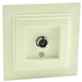 SOCKET TV END CREAM MONO DESPINA - Ключове и контакти<<<Електроматериали<<<Praktiker&&&Ключове и