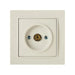 SOCKET TV END CREAM NILSON THOR - Ключове и контакти<<<Електроматериали<<<Praktiker&&&Ключове и