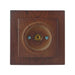 SOCKET TV END WALNUT NILSON ALEGRA - Ключове и контакти<<<Електроматериали<<<Praktiker&&&Ключове и
