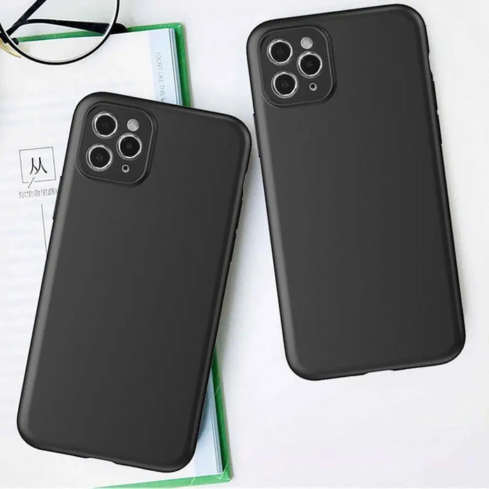 Soft Case for Samsung Galaxy M55 - black - Cell phone cases and covers<<<HurtelXML