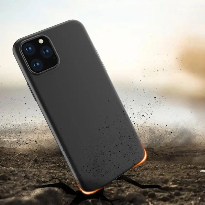 Soft Case TPU gel protective case cover for iPhone 12 black - Cell phone cases and covers<<<HurtelXML