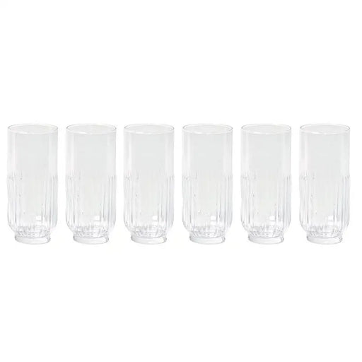 SOFT GLASS 395 ML 6 PCS TOKYO LAV - Сервизи чаши и чинии<<<Домашни потреби<<<Кухня<<<Praktiker
