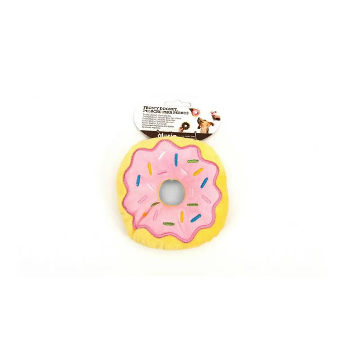 Soft toy for dogs Gloria Frosty 3 x 5 x 14 cm Donut Pink - Домашни Животни<<<Дом Градина<<<BigBuy&&&Играчки<<<Домашни