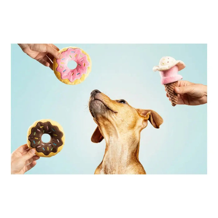 Soft toy for dogs Gloria Gloicecream Multicolour Polyester polypropylene Ice cream 9 x 9 x 17 cm - Домашни