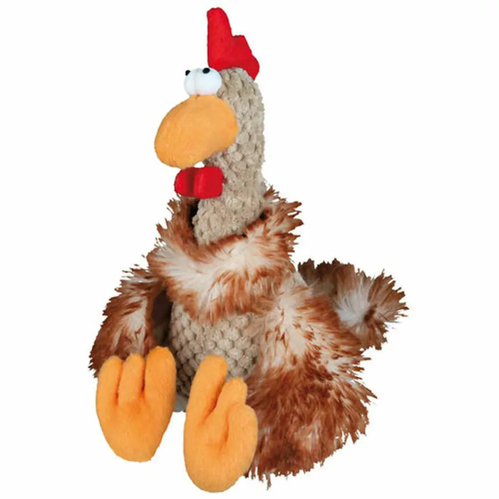 Soft toy for dogs Trixie Polyester Plush Rooster 22 cm - Домашни Животни<<<Дом Градина<<<BigBuy&&&Играчки<<<Домашни