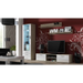 SOHO 1 set (RTV180 cabinet + S1 cabinet + shelves) Sonoma Oak / White gloss - Modern wall unitsMES-NOW<<<Wall