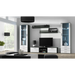 SOHO 4 set (RTV180 cabinet + 2x S1 cabinet + shelves) Grey/White glossy - Modern wall unitsMES-NOW<<<Wall