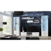 SOHO 4 set (RTV180 cabinet + 2x S1 cabinet + shelves) White/White glossy - Modern wall unitsMES-NOW<<<Wall