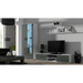 SOHO 8 set (RTV180 cabinet + S6 + shelves) White / Gloss grey - Modern wall unitsMES-NOW<<<Wall UnitsMES<<<ActionPL