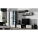 SOHO 8 set (TV180 cabinet + S6 + shelves) Grey / White glossy - Modern wall unitsMES-NOW<<<Wall UnitsMES<<<ActionPL