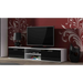 SOHO 8 set (TV180 cabinet + S6 + shelves) White / Black gloss - Modern wall unitsMES-NOW<<<Wall UnitsMES<<<ActionPL