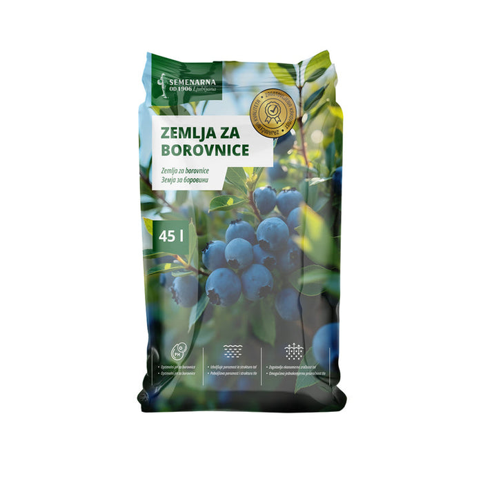 SOIL MIXTURE FOR BLUEBERRIES 45L SEMENARNA - Почви<<<Торове почви и тревни смески<<<Градина<<<Praktiker