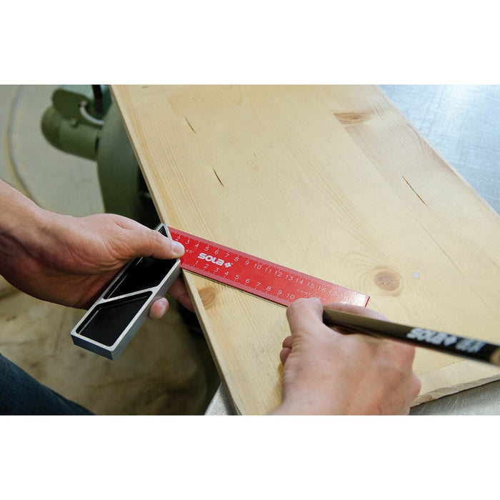 Carpenter's square SOLA SRB 25 x 14,5 cm
