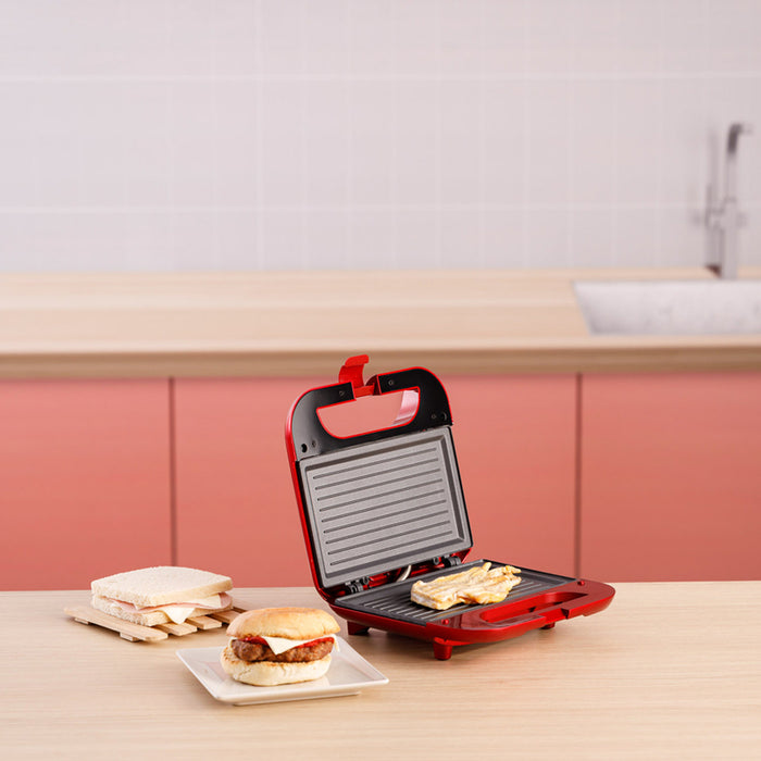 SANDWICH MAKER SOLAC SD5058 RED, 750 W